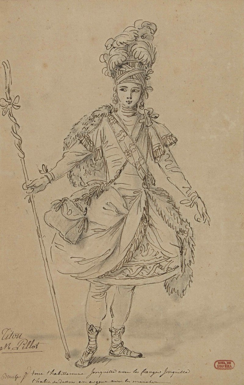 Tithonus. Costume Design for the Opera Titon et l