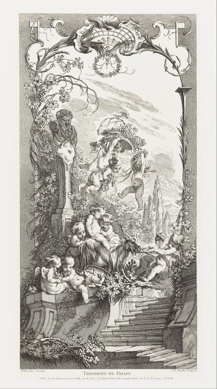 Triumph of Priapus by François Boucher