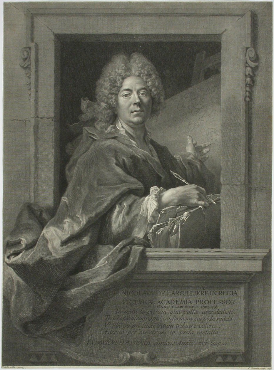 Nicolas de Largilliere by François Chereau