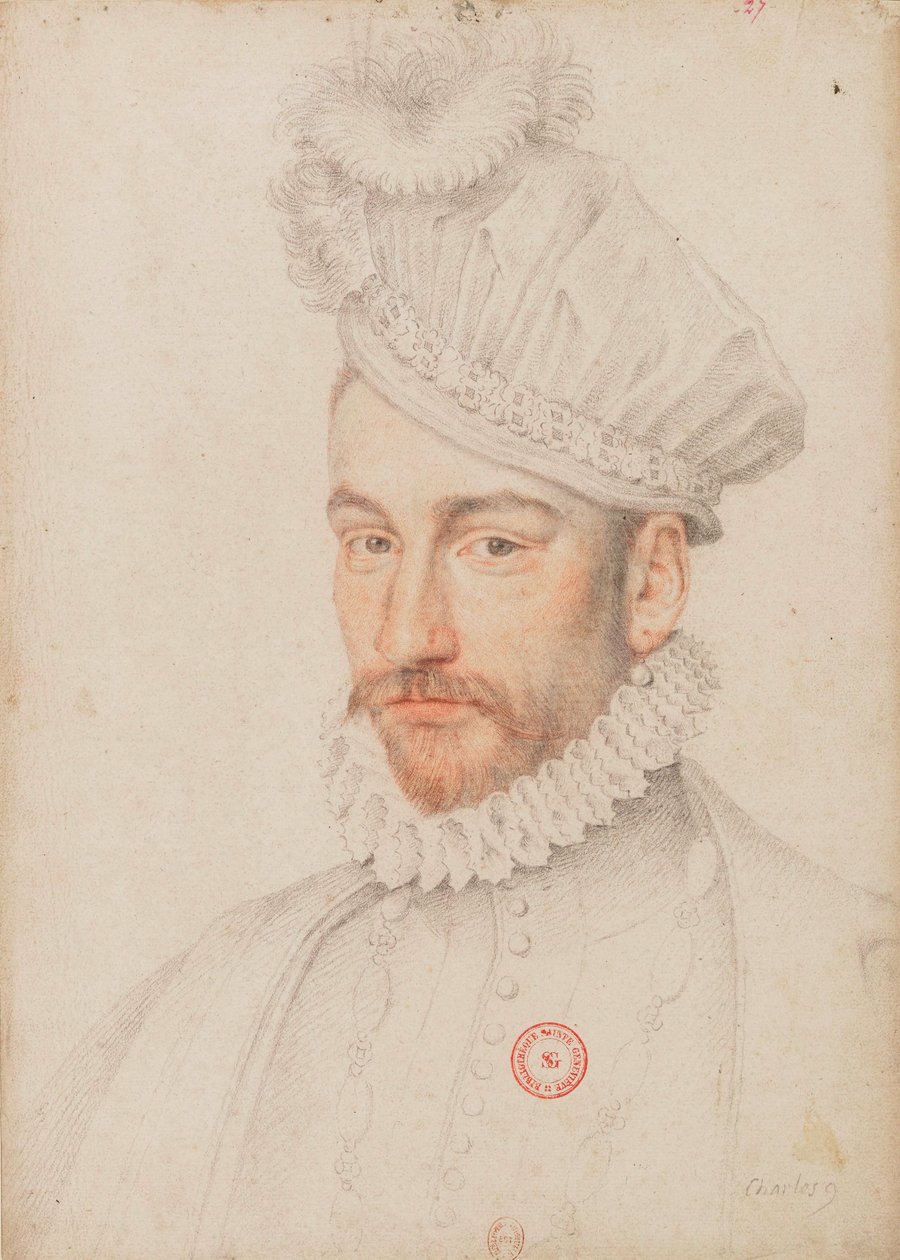 Charles IX of France by François Clouet