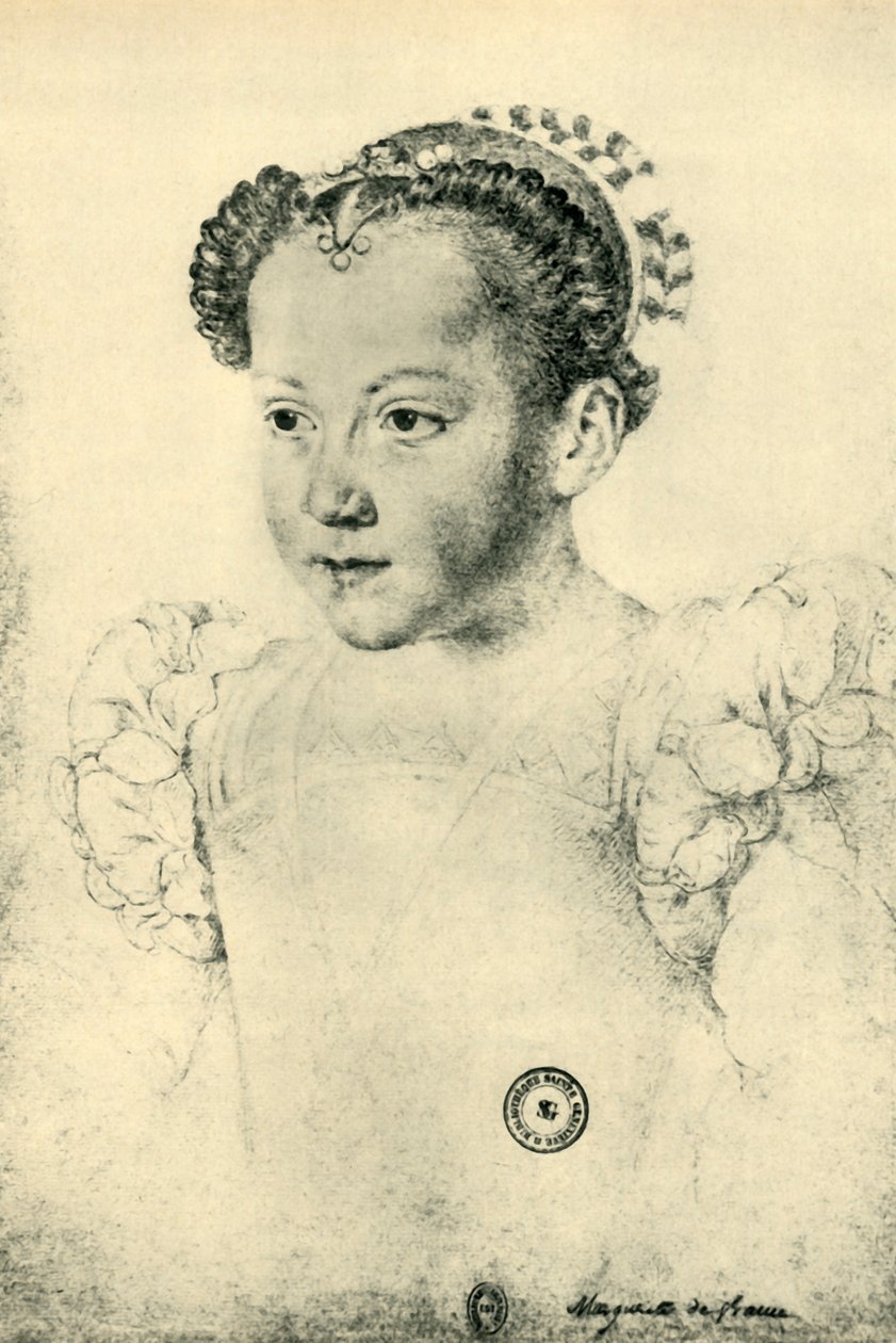 Marguerite de Valois by François Clouet