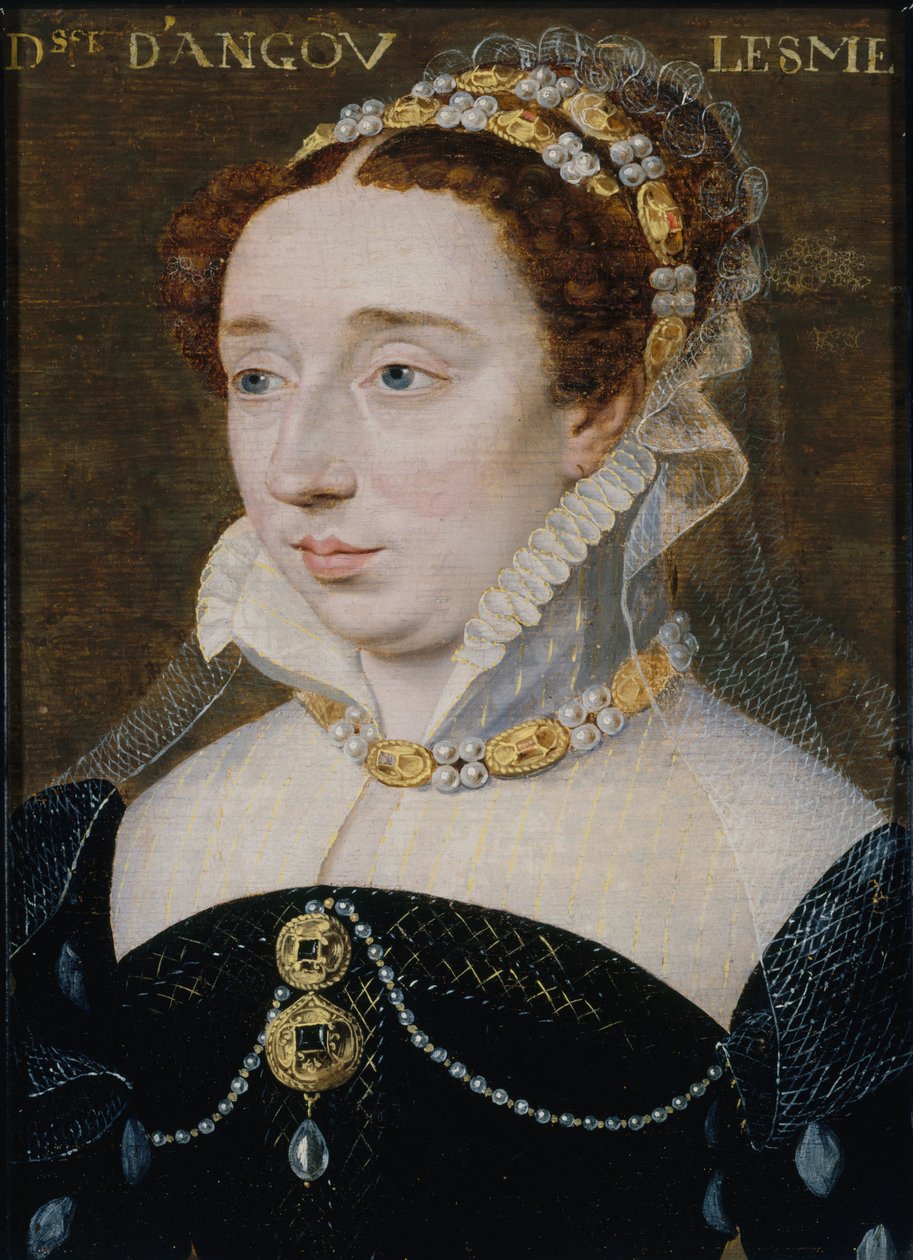 Portrait of Diane de France, Duchess of Angoulême by François Clouet