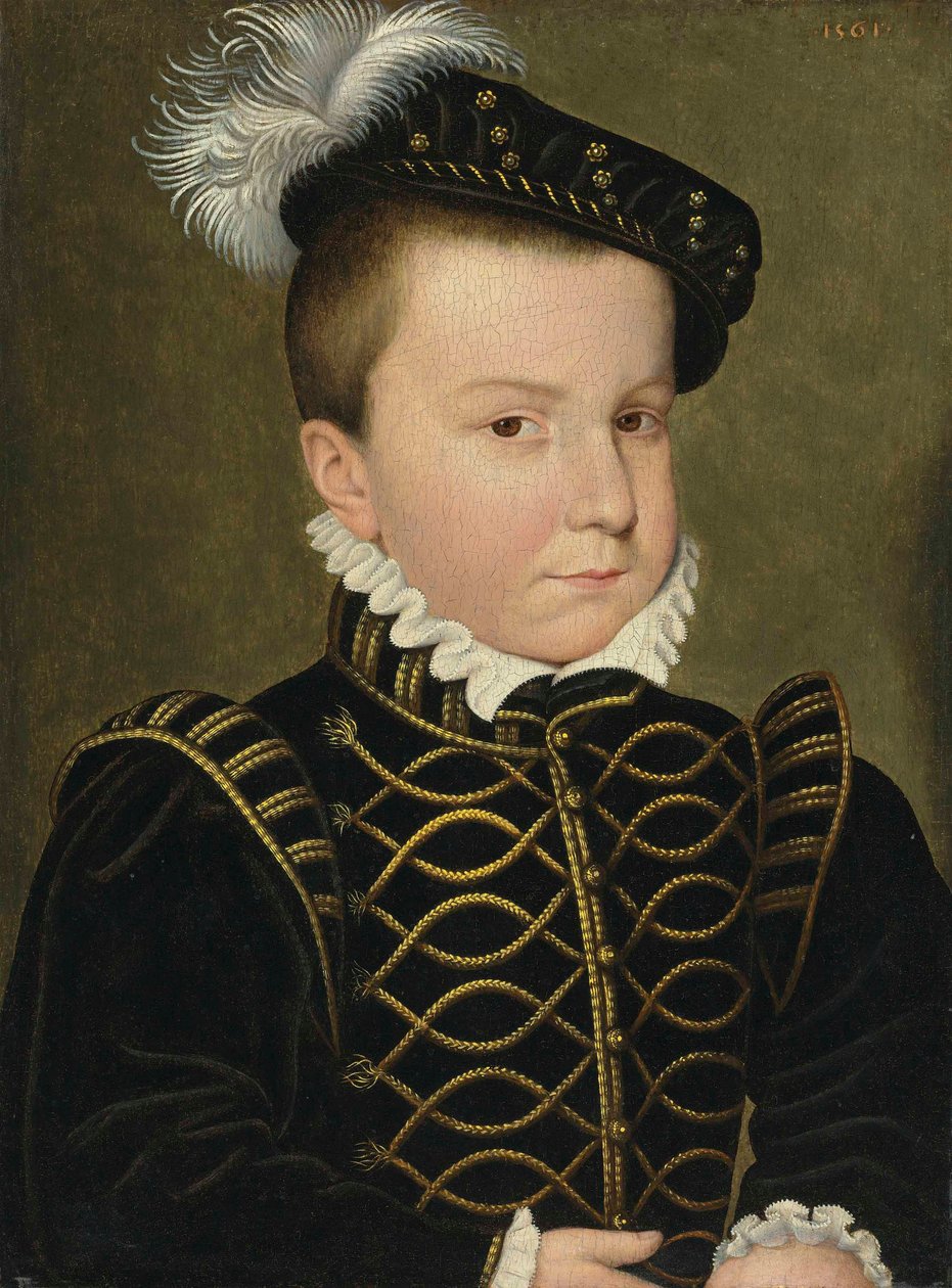 Portrait of Hercule-François, Duke of Alençon and Anjou (1555-1584) by François Clouet