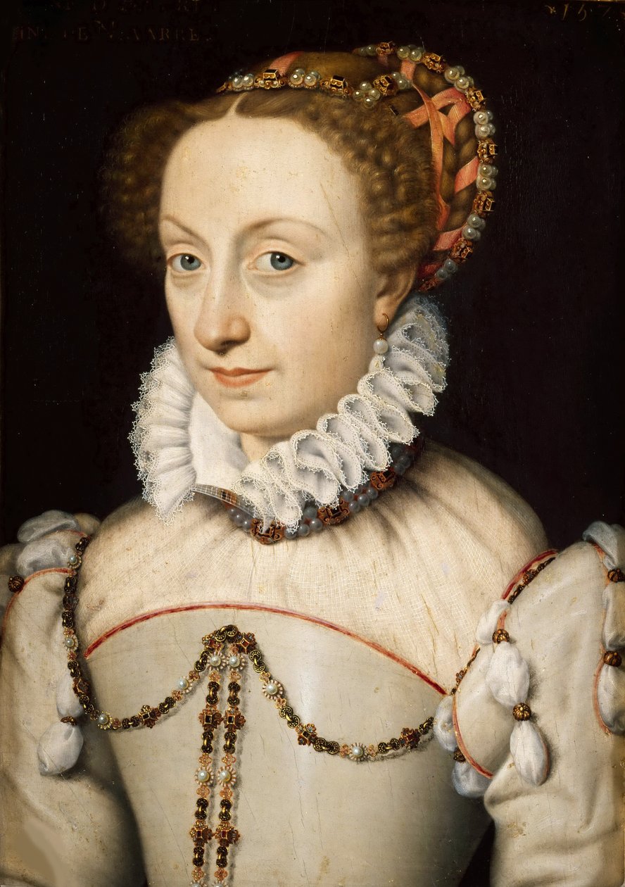 Portrait of Jeanne III of Navarre 1528-1572, 1570 by François Clouet