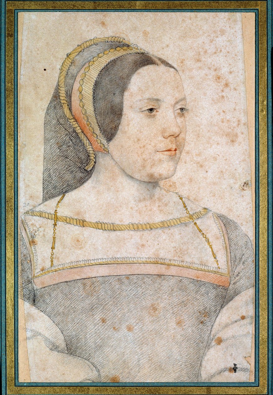 Portrait of Judith of Assigny, wife of Jean de Crequi, sire of Cannaples by François Clouet