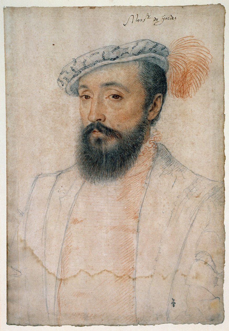 Portrait of Monsignor of Gordes by François Clouet