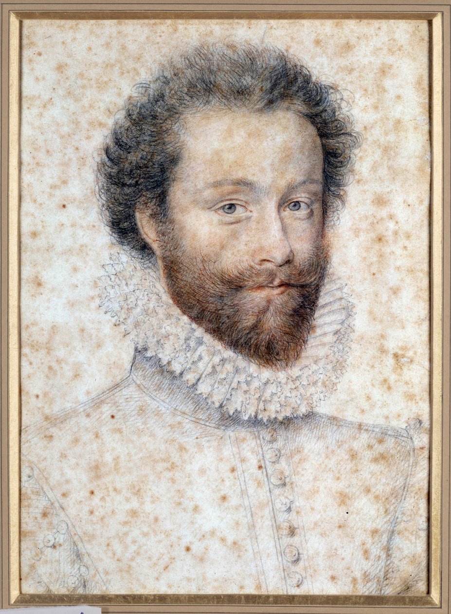 Portrait of Unknown, Perhaps Louis I, Prince of Condé by François Clouet