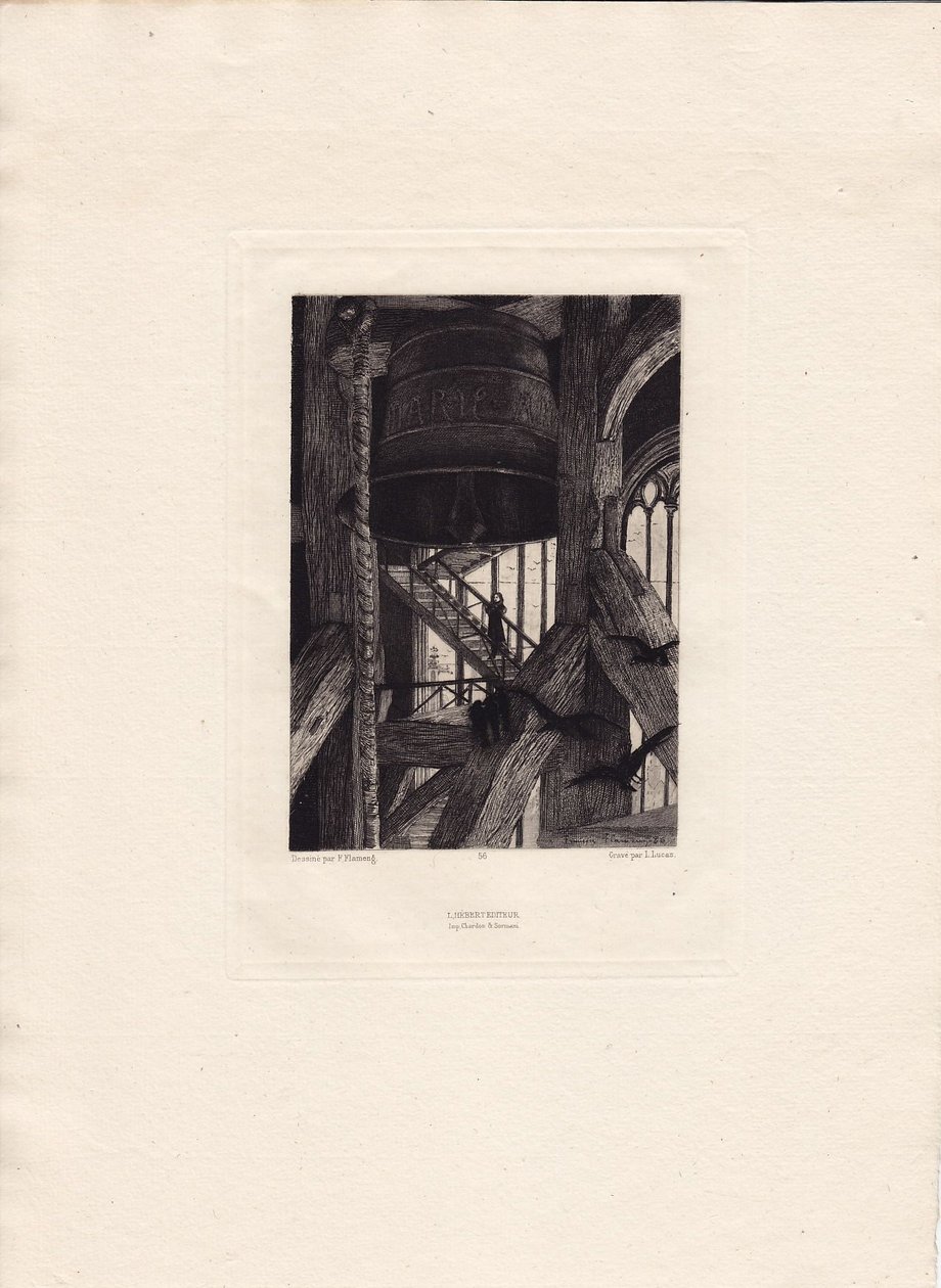 Victor Hugo - The Songs of Twilight - The Bell by Francois Flameng