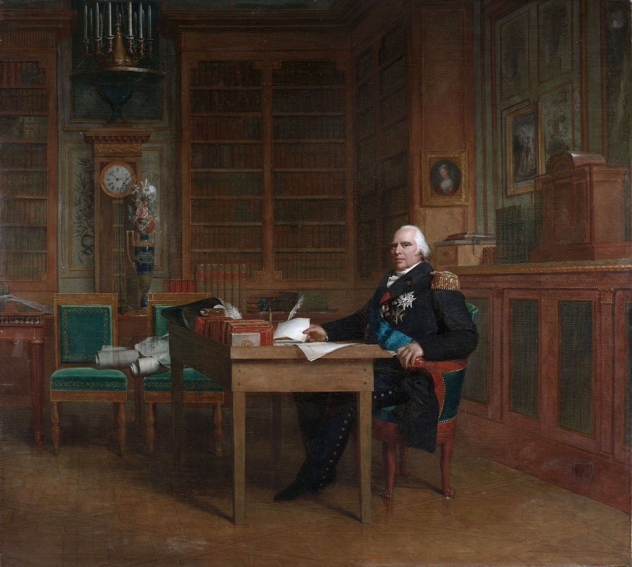 King Louis XVIII in His Study at the Tuileries by François Gérard