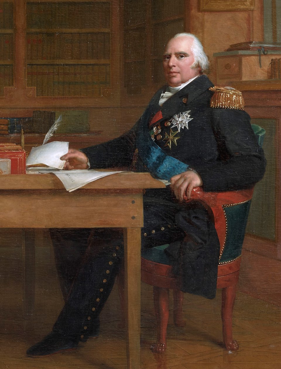 King Louis XVIII in His Study at the Tuileries by François Gérard
