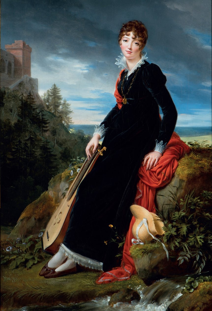 Portrait of Countess Katarzyna Joanna Gabrielle Starzenska (1782-1862) by François Gérard