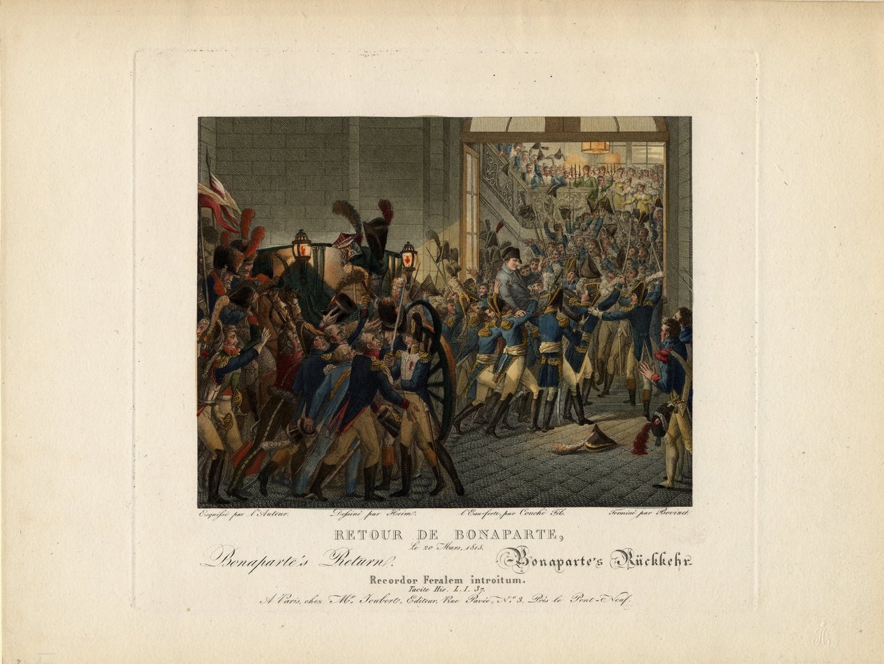 Napoleon Returning from the Island of Elba by François Joseph Heim
