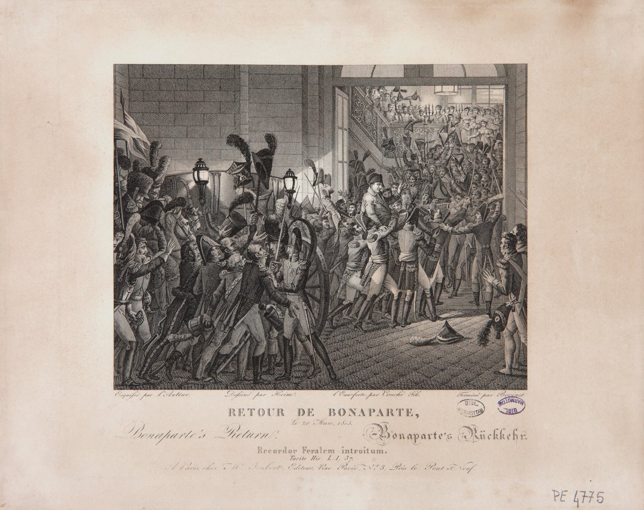 Return of Bonaparte, 20 March 1815 by François Joseph Heim