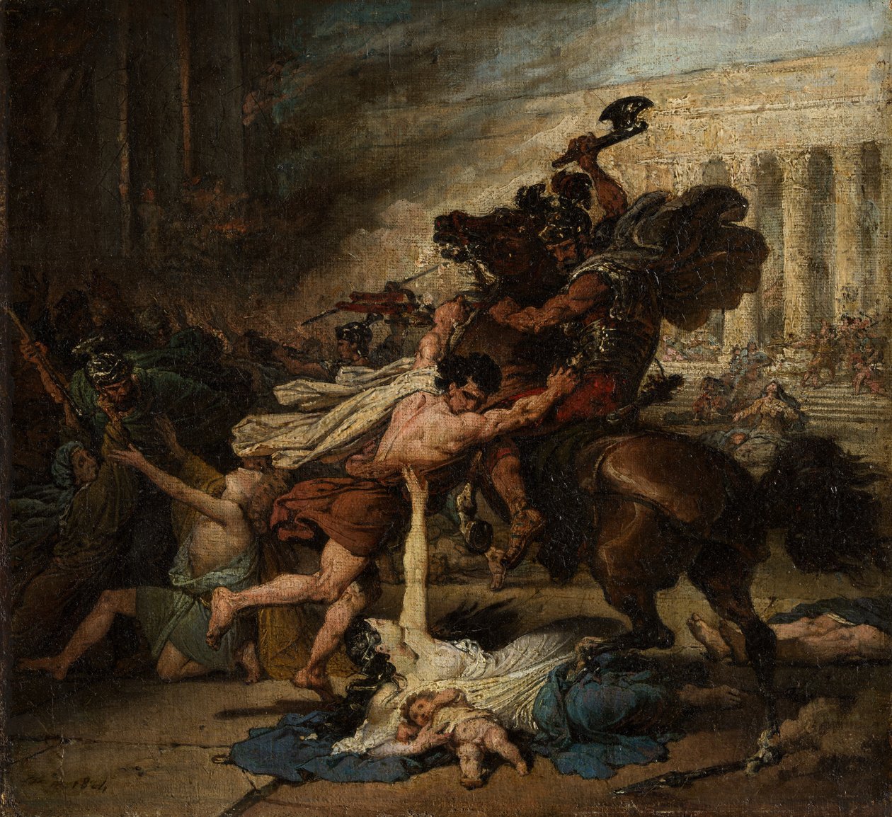 The Sack of Jerusalem by the Romans by François Joseph Heim