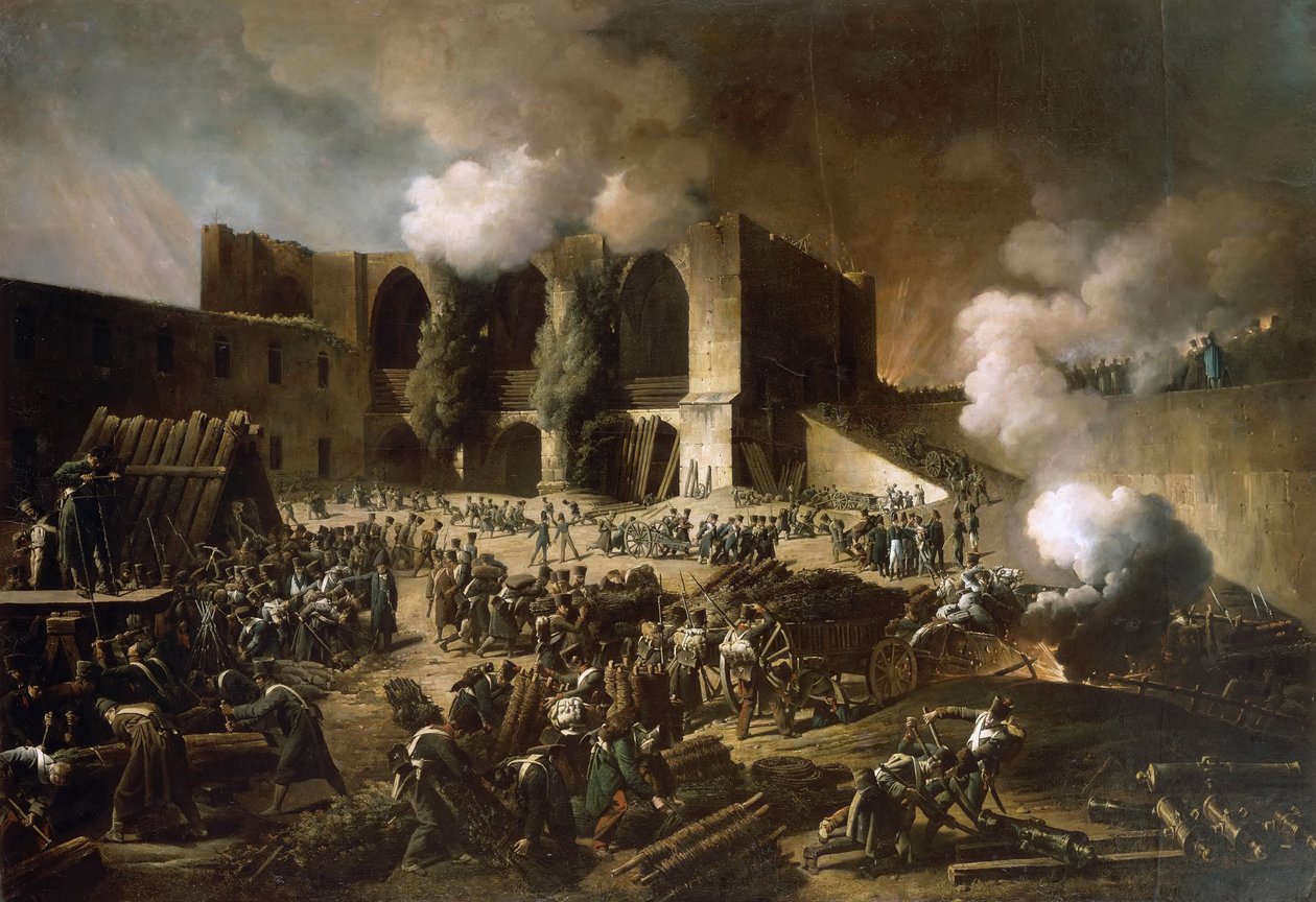 The Defence of the Castle of Burgos in October 1812 by François Joseph Heim