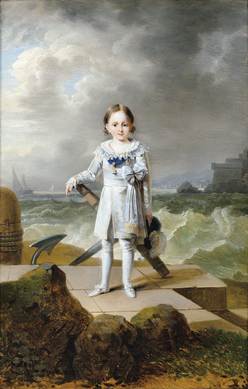 Portrait of Prince Napoléon Louis Bonaparte 1804-1831, c. 1810 by François Joseph Kinson