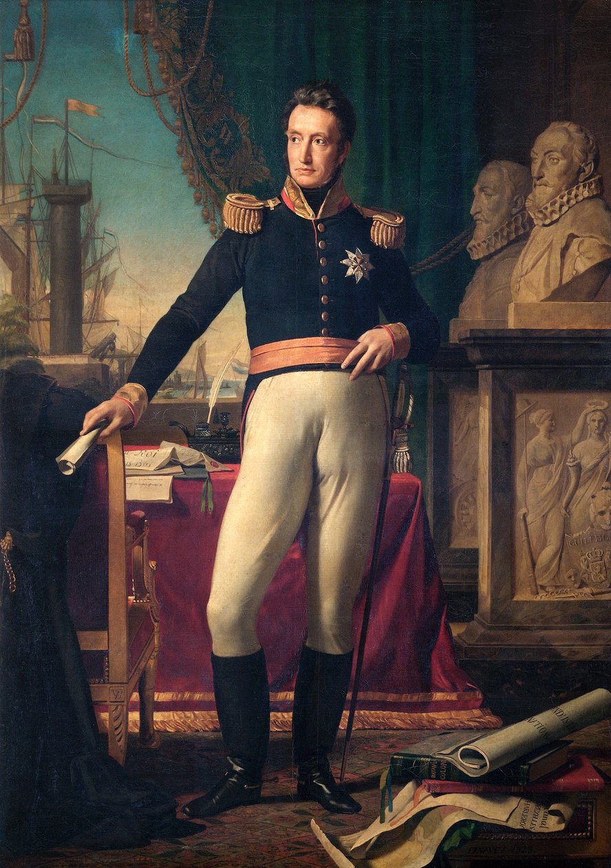 Portrait of King William I of the Netherlands by François Joseph Navez