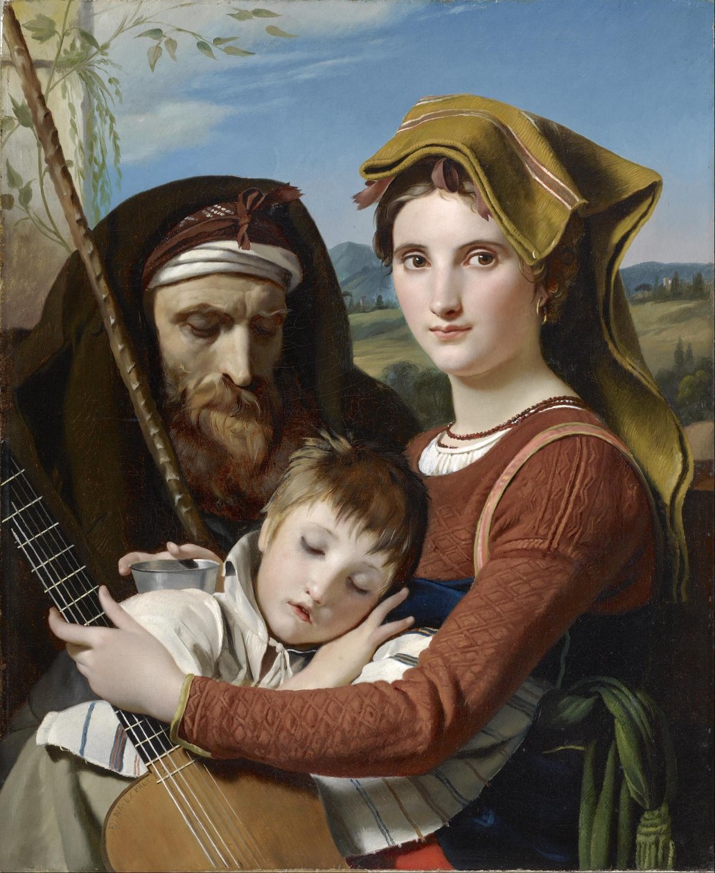 Roman Shepherd Family in the Campagna by François Joseph Navez