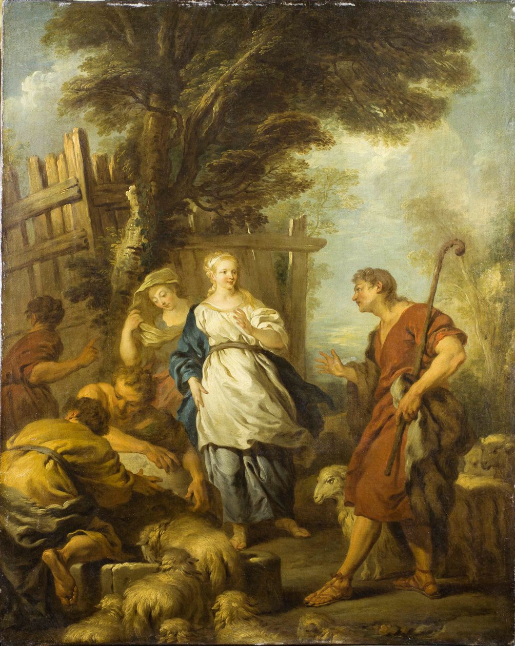 Jacob Meeting Rachel at the Well by François Le Moyne