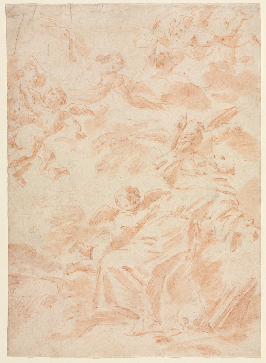 The Stigmatization of Saint Francis by François Lemoyne