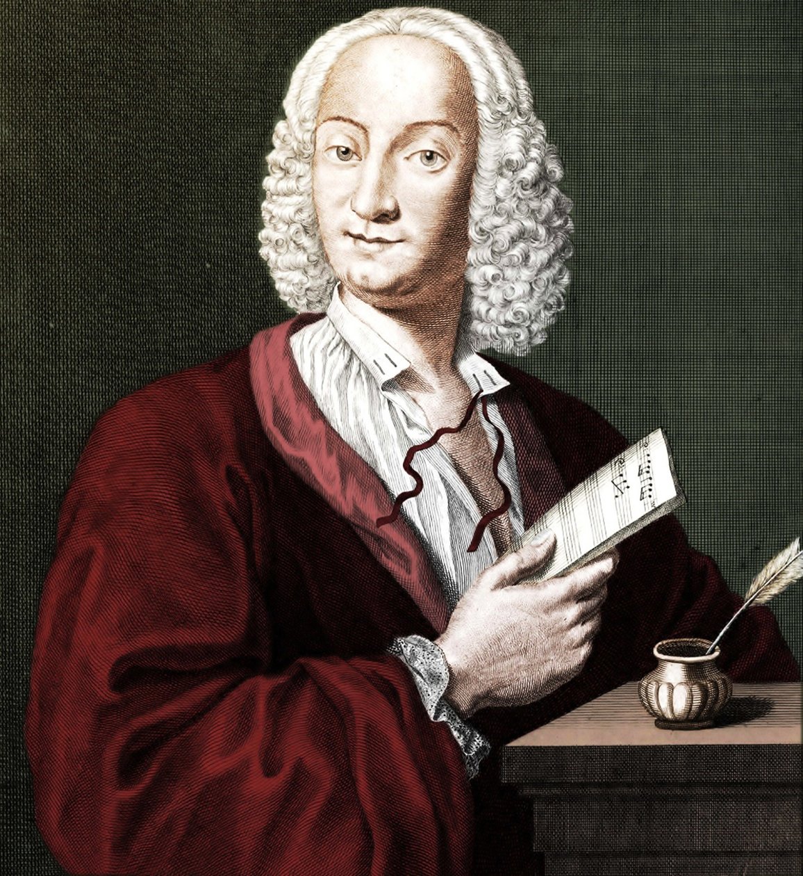 Antonio Vivaldi 1678-1741 by François Morellon de La Cave