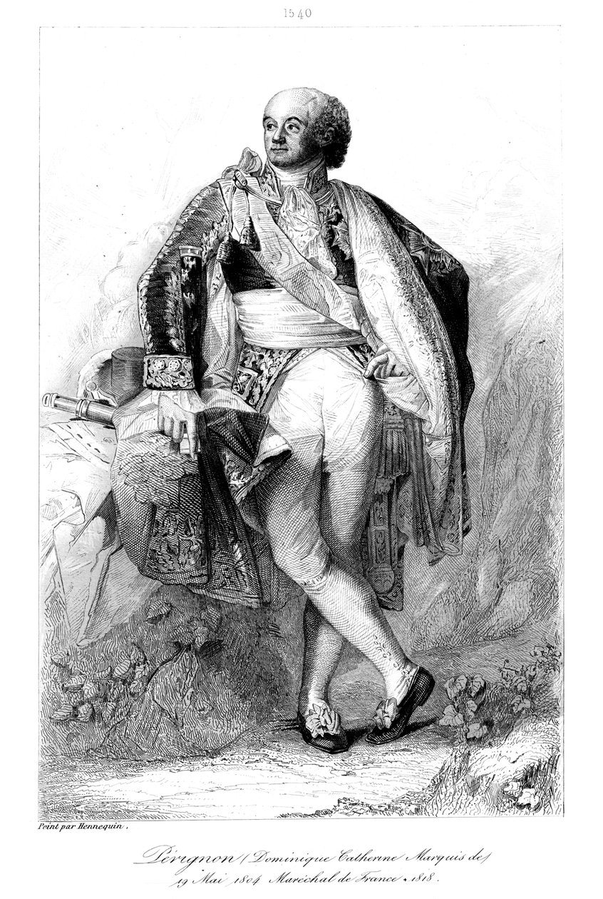 Dominique Catherine Perignon, Marquis de Grenade and Marshal of France, 1839 by François Pigeot