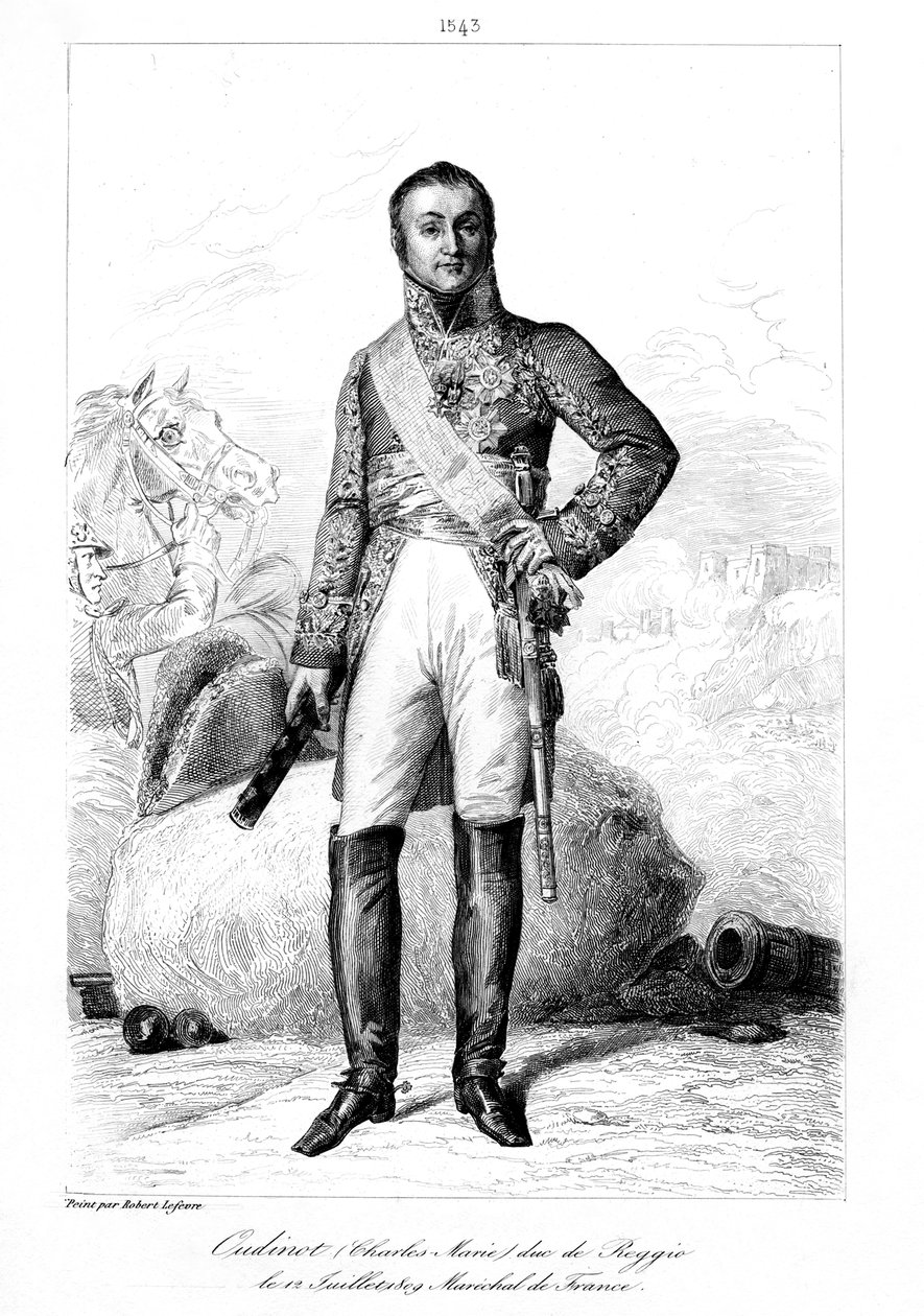 Nicolas Charles Oudinot 1767-1847, Duke of Reggio and Marshal of France, 1839 by François Pigeot