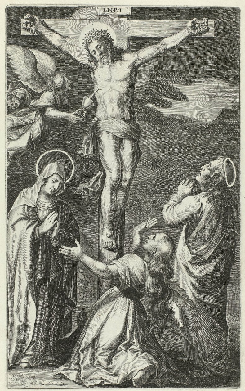 Christ on the Cross (Life of Christ series) by François Stuerhelt (possibly)