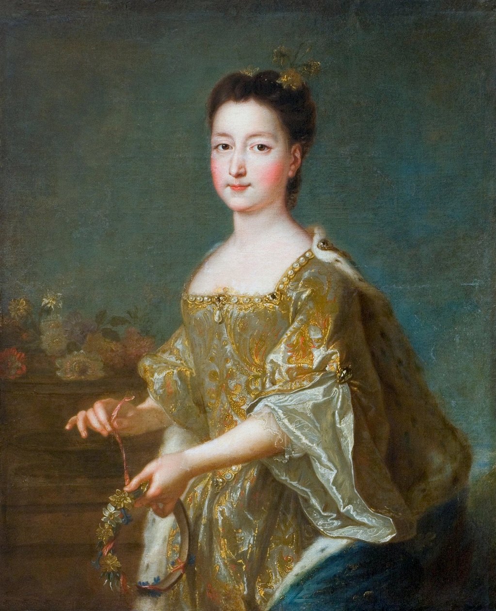 Portrait of Teresa Kunegunda Sobieska as a bride by Francois de Troy