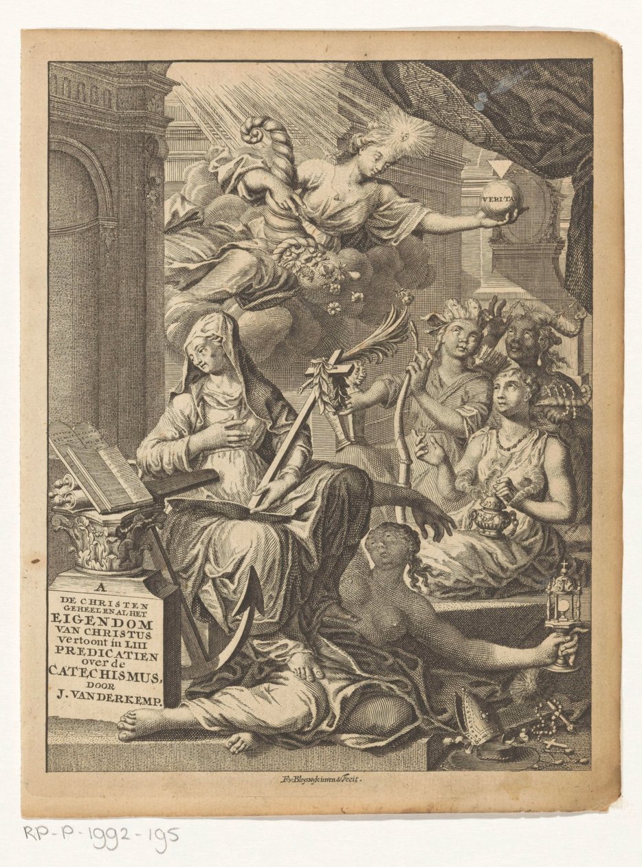 Allegory with Female Personifications of Truth and Possibly Virtues and Vices by François van Bleyswijck