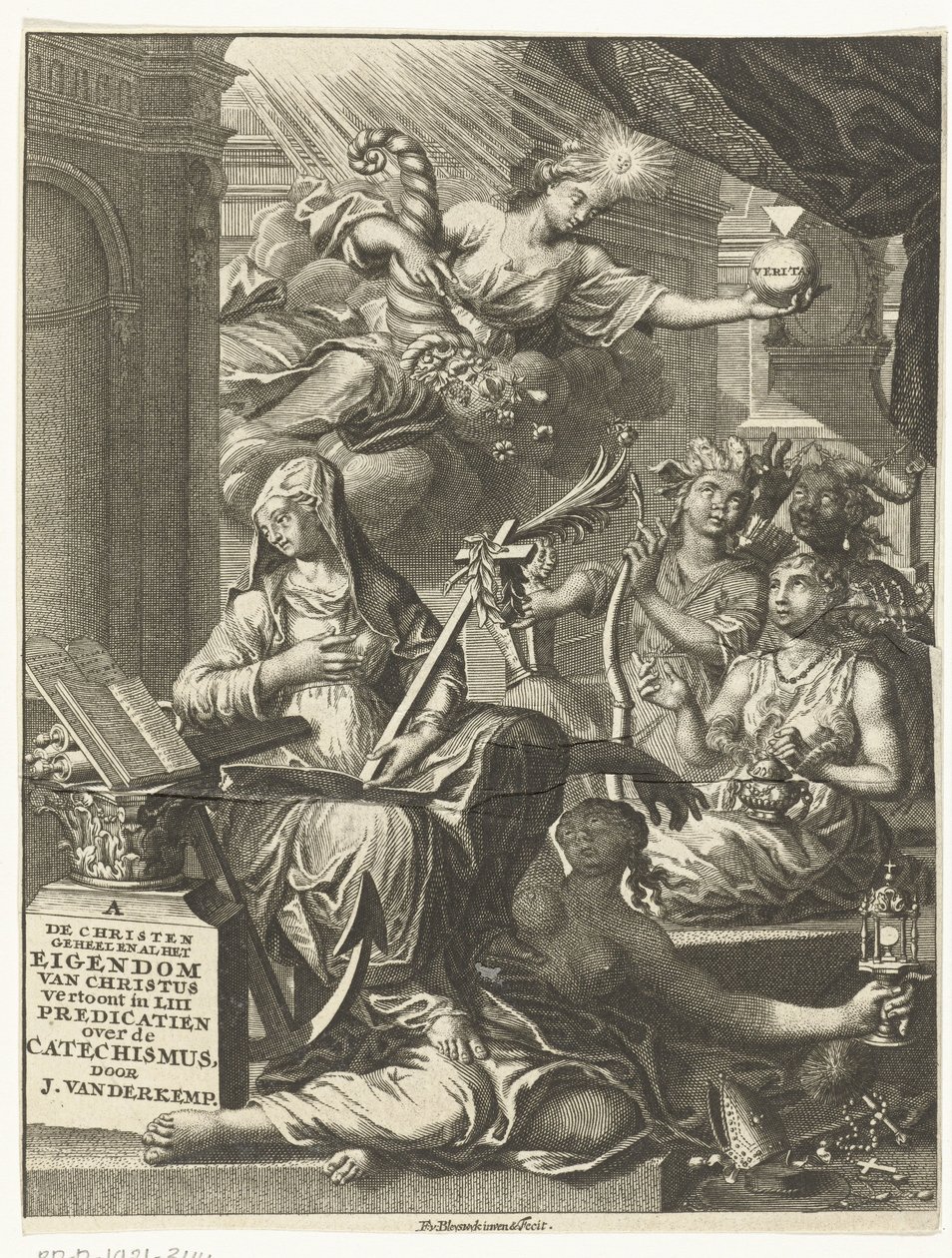 Allegory with Female Personifications of Truth and Possibly Virtues and Vices by François van Bleyswijck