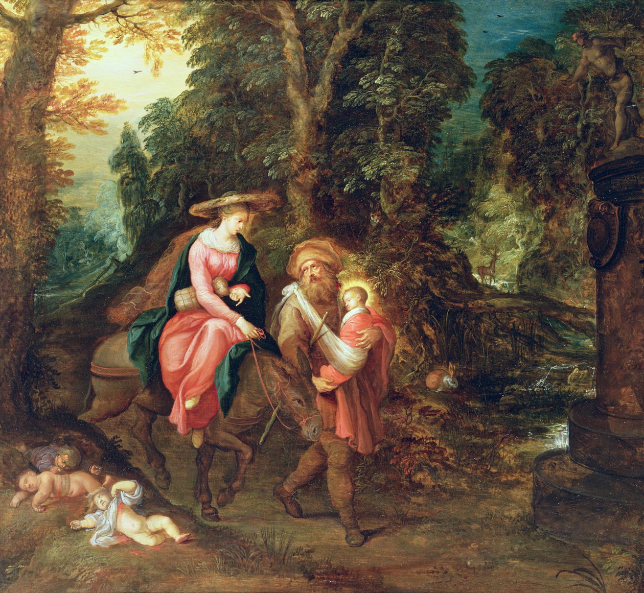 The Flight into Egypt by Abraham Govaerts