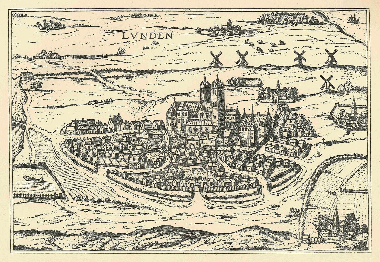 The City of En by Frans Hogenberg