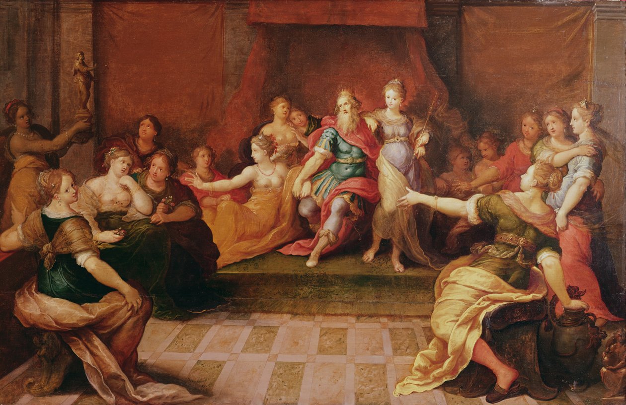 Solomon and His Women by Frans II Francken the Younger