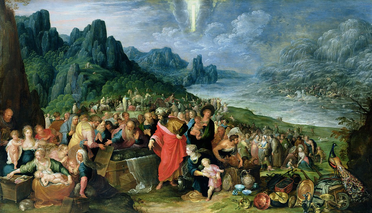 The Israelites on the Bank of the Red Sea by Frans II Francken the Younger