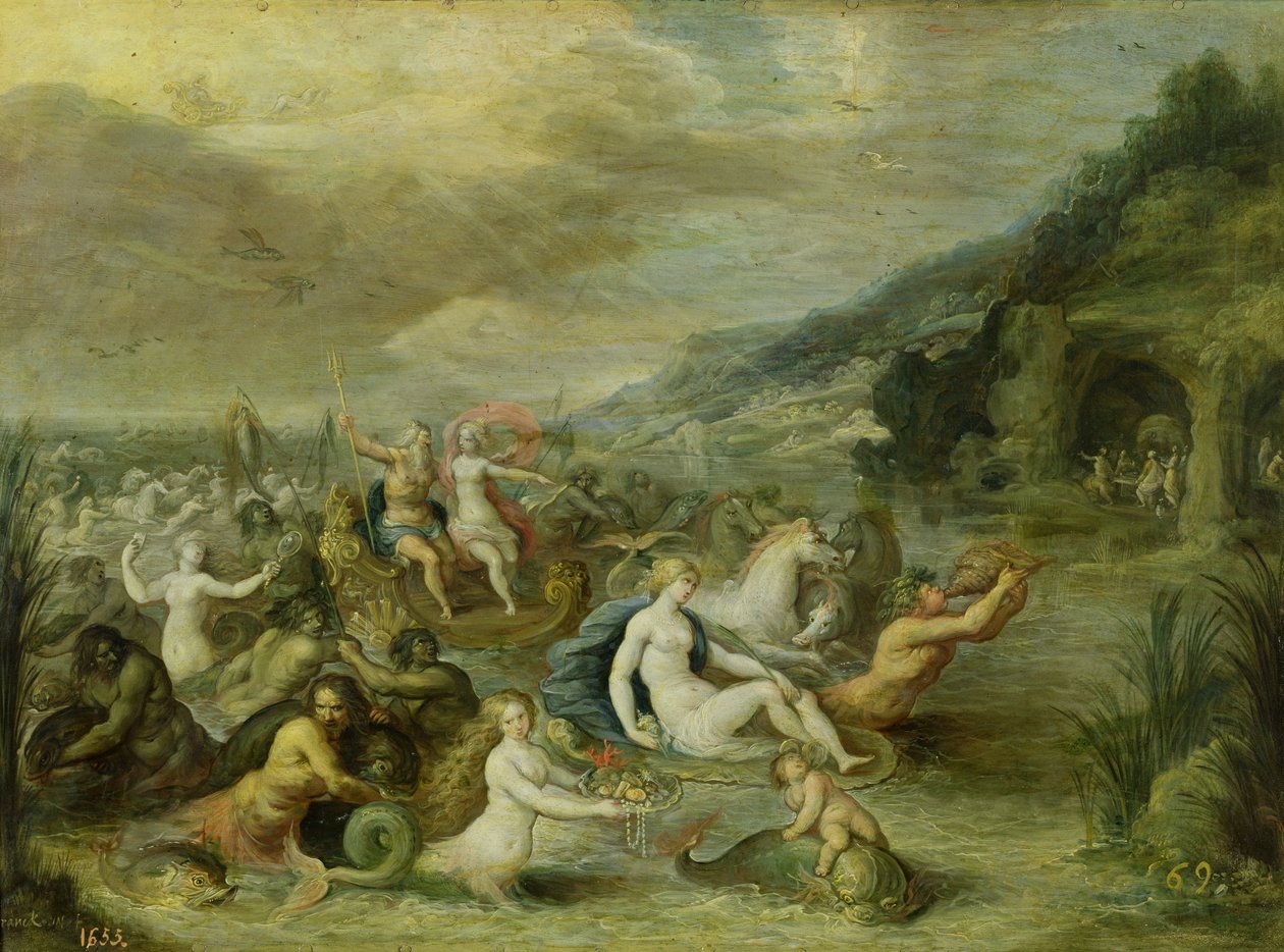 The Triumph of Amphitrite by Frans II Francken the Younger