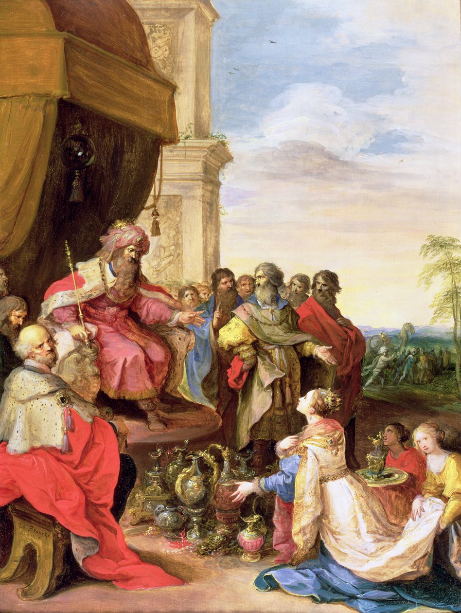 Solomon and the Queen of Sheba by Frans the Elder Francken