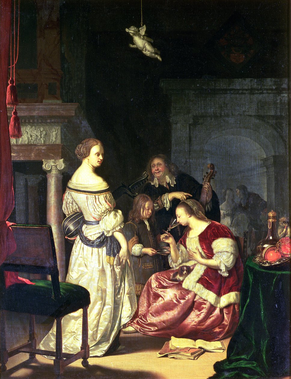 The Painter with his Family by Frans van Mieris