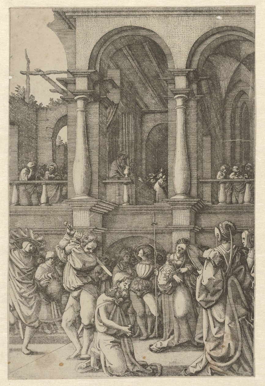 Beheading of John the Baptist by Frans Crabbe van Espleghem