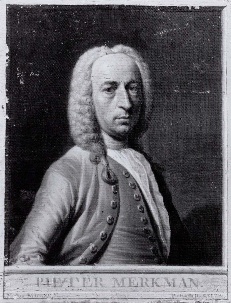 Portrait of Pieter Merkman Jr by Frans Decker