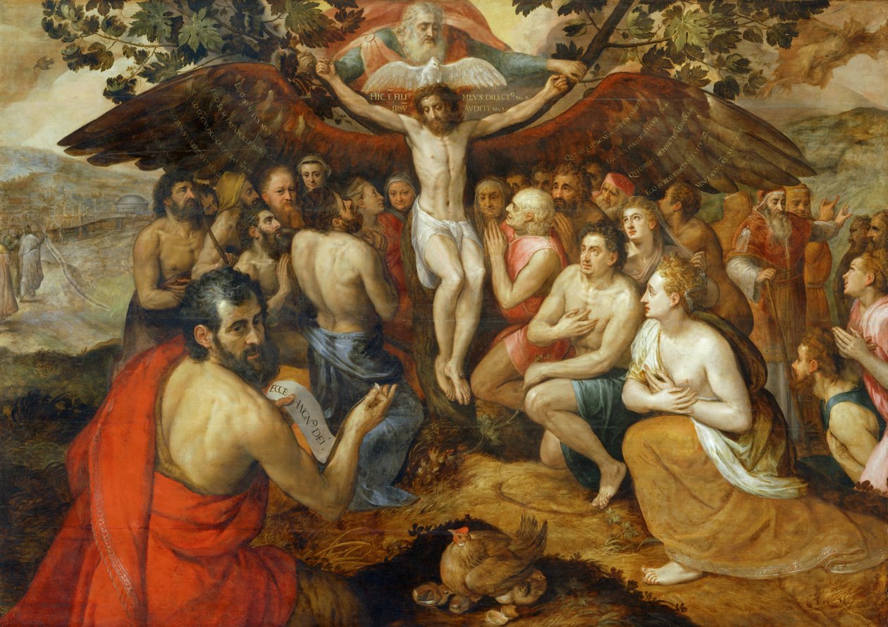 Trinitarian Allegory, God Gathering His People by Frans Floris
