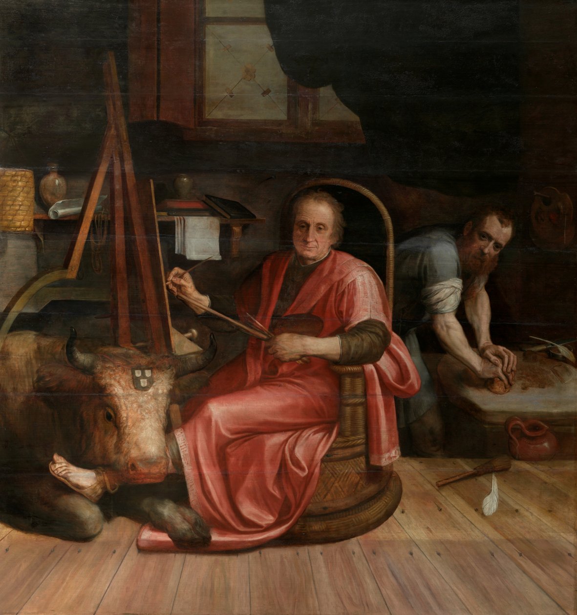 Saint Luke Painting the Madonna by Frans Floris