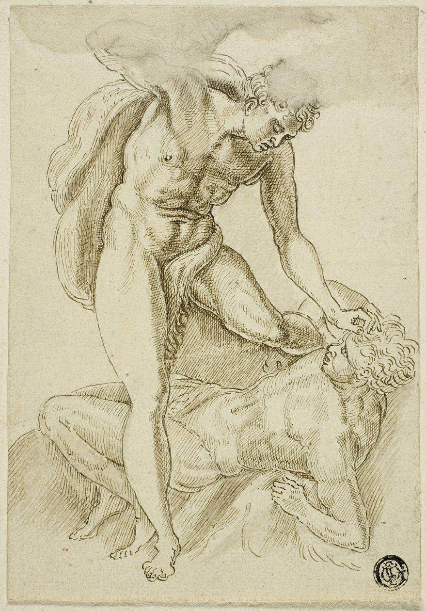 Cain Killing Abel by Frans Floris I