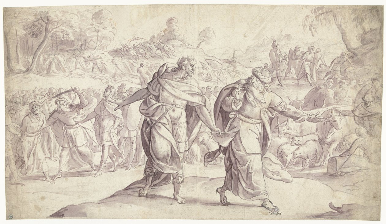 Joshua Executes the Five Kings of the Ammonites by Frans Francken (I)