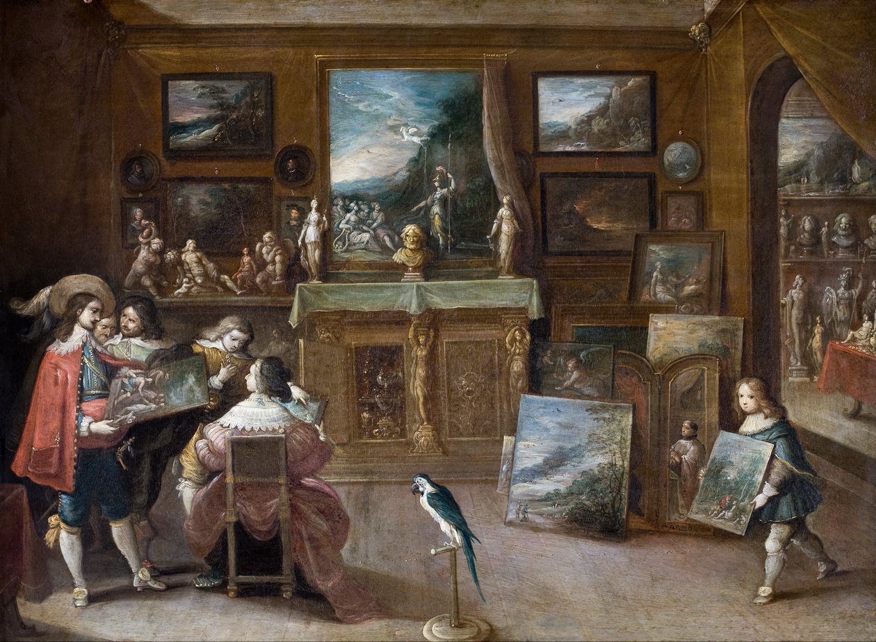 A Visit to the Art Dealer by Frans Francken the Younger