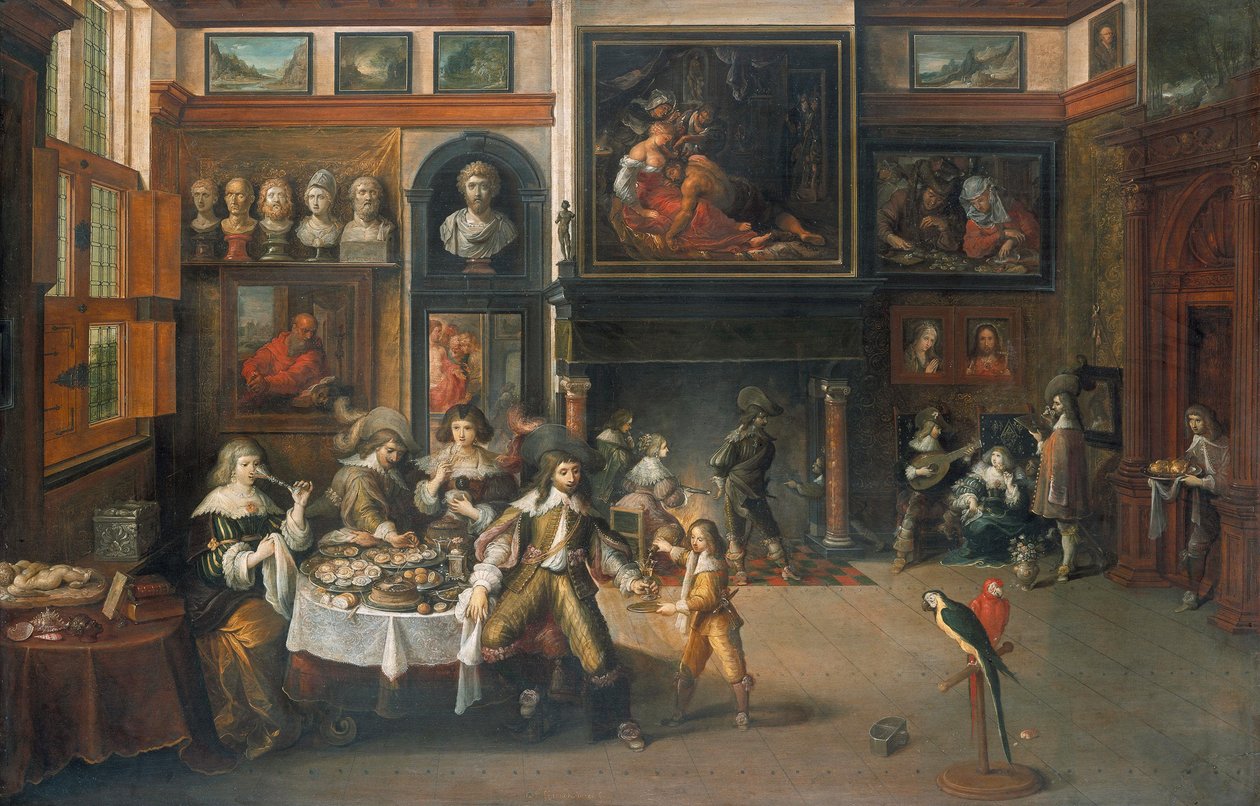Supper at the House of Burgomaster Rockox by Frans Francken the Younger