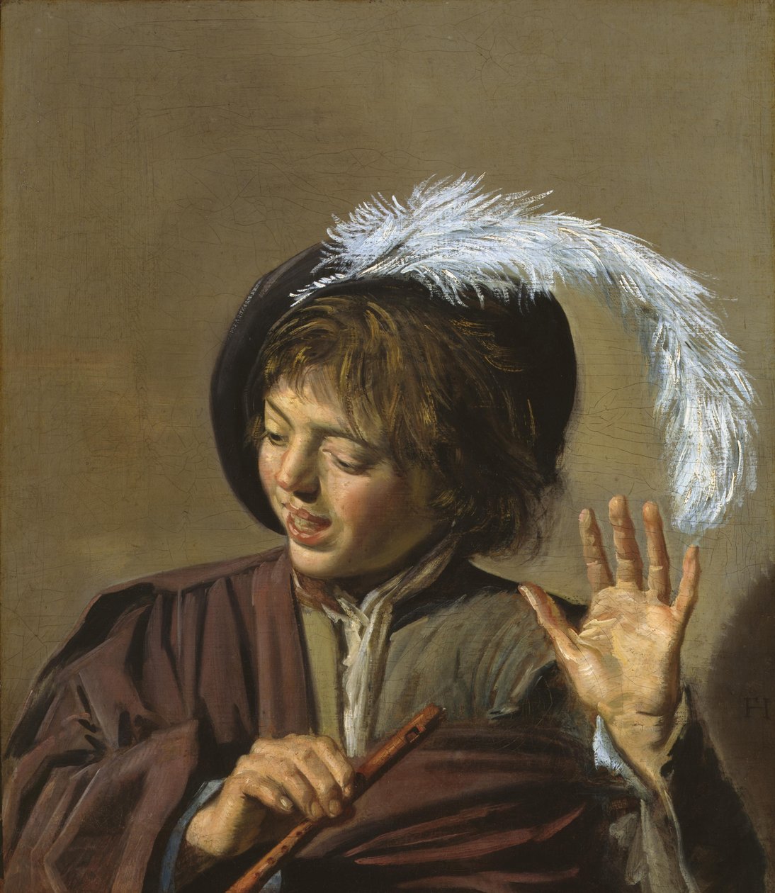 Boy with Flute by Frans Hals
