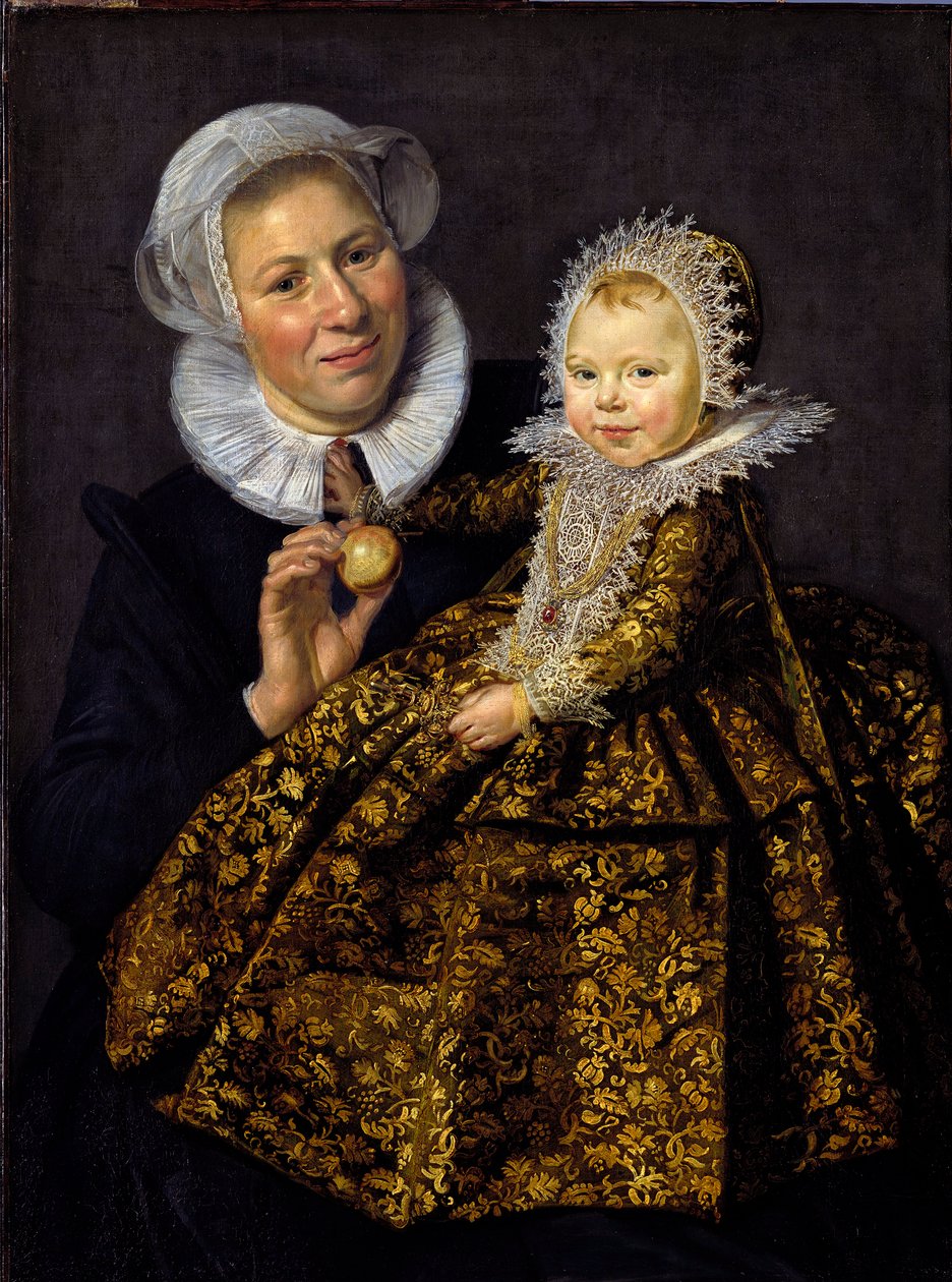 Catharina Hooft with her Nurse by Frans Hals