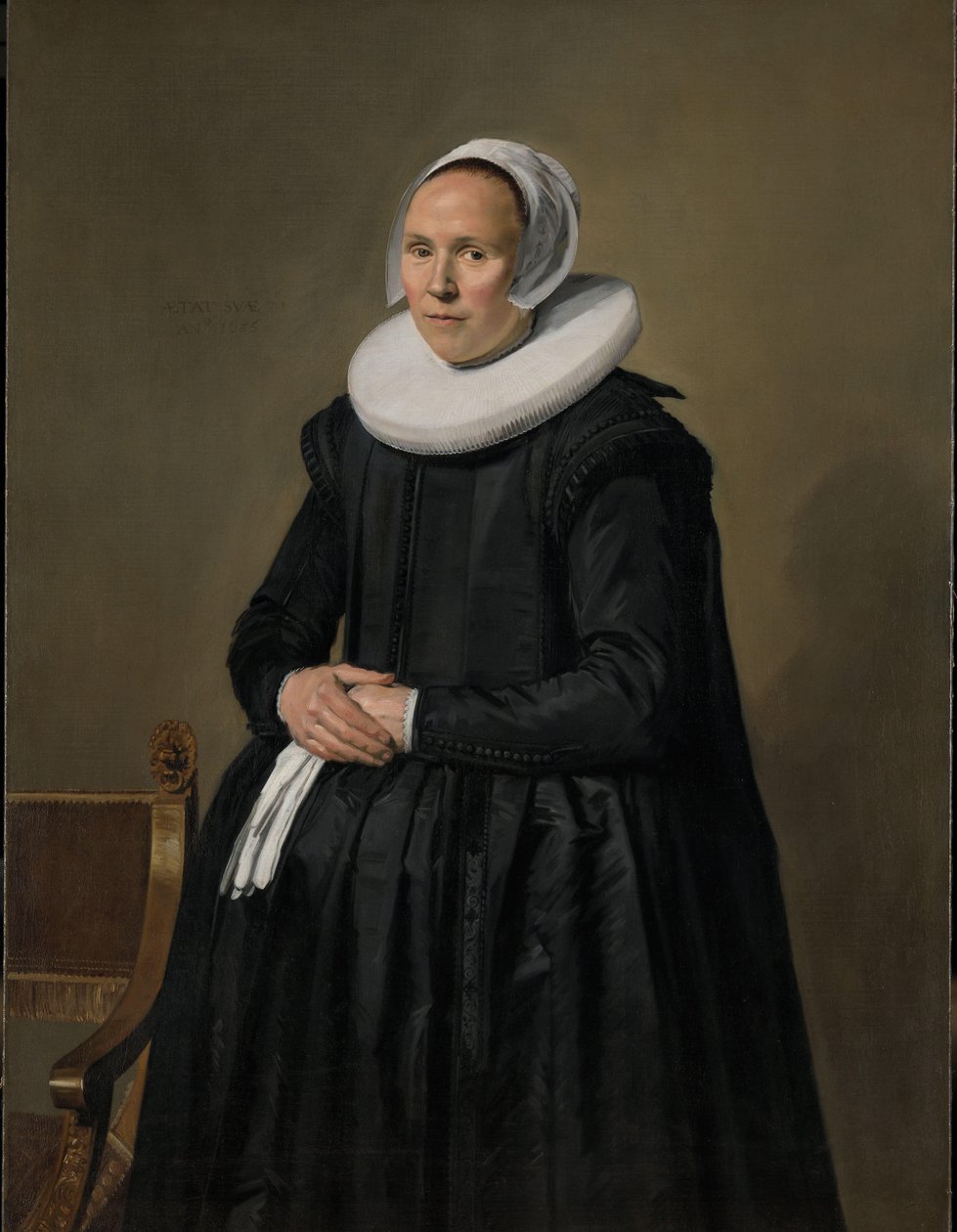 Portrait of Feyntje van Steenkiste (1603/04-1640) by Frans Hals