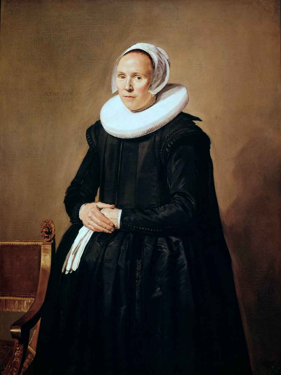 Portrait of Feyntje van Steenkiste by Frans Hals